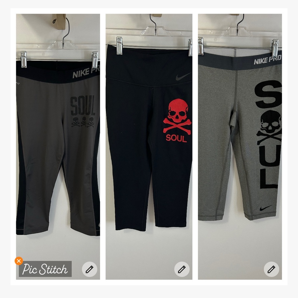 Nike Soul Cycle Crop Leggings Bundle